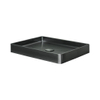 Qisani Vanity waskom 47x32x8cm gun metal SW529109 Qisani Vanity waskom 47x32x8cm gun metal SW529109