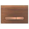 Geberit Sigma 50 bedieningplaat met dualflush frontbediening voor toilet 24.6x16.4cm rood goud / amerikaans noten SW420846 Geberit Sigma 50 bedieningplaat met dualflush frontbediening voor toilet 24.6x16.4cm rood goud / amerikaans noten SW420846