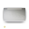 LoooX ML1-Line miroir – 120 x 70 cm – LED directe et indirecte en bas – commande tactile – Aluminium GA83911
