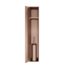 Hotbath &MORE Inbouw nis & borstelgarnituur - 16x60x12.6 cm - PVD - geborsteld koper SW1245661