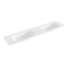 Mondiaz BIG small Talc solid surface inbouw wastafel 200cm dubbel SW435846 Mondiaz BIG small Talc solid surface inbouw wastafel 200cm dubbel SW435846