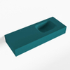 MONDIAZ LEX Opbouwwastafel 80x30x12cm 0 kraangaten wasbak rechts Solid Surface mat SW476673 MONDIAZ LEX Opbouwwastafel 80x30x12cm 0 kraangaten wasbak rechts Solid Surface mat SW476673