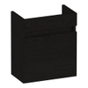 BRAUER Joy meuble sous-lavabo pour lave-mains - 40x45x22cm - 1 porte - sans poignée - ouverture à gauche - Timber Black SW1200932