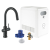 GROHE Blue Professional mitigeur cuisine - bec en C - eau pétillante - velvet black (noir) SW1234864