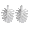 Geesa Standard collection brosse séparée pour ensemble de balai de toilettes blanc (2 pièces) SW773189