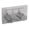 BRAUER Chrome Edition Inbouwthermostaat - 3 functies - inclusief inbouwdeel - drukknoppen - chroom SW925534