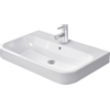 Duravit Happy D.2 Meubelwastafel - geslepen - met overloop - met 1 kraangat - 80x50.5cm - met wondergliss - wit SW54330