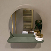 Mondiaz SPOT Miroir de salle de bain - rond 30cm - plan de miroir - couleur Armée SW1235482
