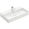 Villeroy & Boch memento 2.0 Lavabo pour porte serviettes 80x14x9.5cm 1 trou de robinet avec trop-plein Ceramic+ Stone White SW336052