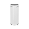 Brabantia Touch Bin Afvalemmer - 30 liter - kunststof binnenemmer - wit SW1117309