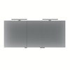 Bruynzeel aluminium spiegelkast 3-deurs 160cm zwart SW259117 Bruynzeel aluminium spiegelkast 3-deurs 160cm zwart SW259117