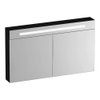 BRAUER Promise Deluxe armoire de toilette – 119 x 70 x 15 cm – LED directe en haut – Timber Black SW1203693