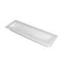 Ink faktor lavabo 140x1.5x45cm 0 trous pour robinet 1 évier polystone blanc brillant SW207285
