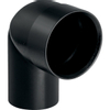 Geberit afvoer PE - fitting - afvoerbocht - 90 graden - met mof - voor reukafsluiter - 50X46 SW29898
