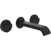 Villeroy & Boch Dawn wastafeluitloop set - zonder pop up afvoergarnituur - mat zwart SW974324