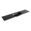 Mondiaz BIG small Urban solid surface inbouw wastafel 200cm midden SW436097 Mondiaz BIG small Urban solid surface inbouw wastafel 200cm midden SW436097