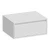 Saniclass Thin wastafelonderkast 60x46x27cm 1 greeploos lade met 0 sifonuitsparing MDF hoogglans Wit SW86427 Saniclass Thin wastafelonderkast 60x46x27cm 1 greeploos lade met 0 sifonuitsparing MDF hoogglans Wit SW86427