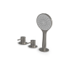 Hotbath Buddy Badrandcombinatie - één hendel mengkraan - geborsteld nikkel (RVS) SW1246278