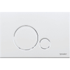 Duravit DuraSystemmechanische bedieningsplaat - voor wcs - 230x6.5x150.5mm - mat wit SW962921