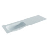 Mondiaz BIG small Clay solid surface inbouw wastafel 160cm links SW424915 Mondiaz BIG small Clay solid surface inbouw wastafel 160cm links SW424915