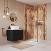 Crosswater Asura panneau latéral pour porte pivotante - 90cm - bronze brossé SW1176521