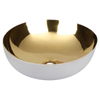 Differnz Shine vasque 40x40x13.5cm céramique or/blanc SW811268