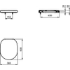Ideal Standard Connect Closetzitting Wit SW119441