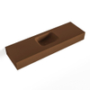 MONDIAZ LEX Opbouwwastafel 100x30x12cm 0 kraangaten wasbak midden Solid Surface mat SW476583 MONDIAZ LEX Opbouwwastafel 100x30x12cm 0 kraangaten wasbak midden Solid Surface mat SW476583