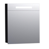 Saniclass Double Face Armoire de toilette 60x70x15cm droite 1 porte avec éclairage LED noir SW24964 Saniclass Double Face Armoire de toilette 60x70x15cm droite 1 porte avec éclairage LED noir SW24964