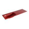 Mondiaz BIG small Fire solid surface inbouw wastafel 150cm links SW423445 Mondiaz BIG small Fire solid surface inbouw wastafel 150cm links SW423445