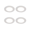 QAZQA Blanca Spot encastré - set de 4 - 9x9cm - LED incluse - 3 niveaux de gradation - IP44 - blanc mat SW1209744