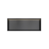 Hotbath &MORE Inbouwbox of inbouwnis - 30x80x10 - met LED - IP44 - PVD - geborsteld zwart SW1246621