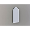 Thebalux M27 miroir – arrondi en haut – 50 x 100 cm – LED indirecte tout autour – chauffage de miroir, à intensité variable – Noir mat SW1116539