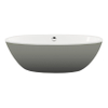 Xenz Britt vrijstaand bad 190x94x60 bicolor edelweiss/cement incl. 7006 badafvoer/vulcombinatie chroom SW380236 Xenz Britt vrijstaand bad 190x94x60 bicolor edelweiss/cement incl. 7006 badafvoer/vulcombinatie chroom SW380236