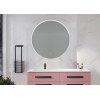 H&R Badmeubelen Rondo 2.0 Spiegel - frame wit mat - 100cm- dimbaar - LED - spiegelverwaming SW1171087