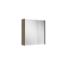 FugaFlow Eccelente Arredo spiegel badkamer spiegelkast - 60x63x16cm - inclusief zijpanelen - noten (hout) - SW1125996
