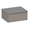 Saniclass New Future Thin onderkast 59x27x45.5cm met wastafelblad met softclose 0 deuren 1 lade Taupe hoogglans SW86434 Saniclass New Future Thin onderkast 59x27x45.5cm met wastafelblad met softclose 0 deuren 1 lade Taupe hoogglans SW86434