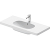 Duravit D-code Meubelwastafel - 105x48cm - met 1 kraangat - met overloop - wit GA87573