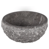 Differnz ASTI Vasque à poser - 38cm - pierre naturelle polie - gris SW1236906