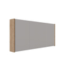 FugaFlow Eccelente Arredo Armoire de toilette - 140x63x16cm - avec panneaux latéraux - chêne SW1565533