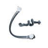 Fortifura Calvi Badafvoercombinatie - draaibediening - verlengd - mat wit SW1381761 Fortifura Calvi Badafvoercombinatie - draaibediening - verlengd - mat wit SW1381761