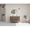 H&R Badmeubelen Infinity XXL 3D Badkamermeubelset - 120 cm - 1 keramische wasbak djazz wit - 2 kraangaten - 2 lades - charleston SW863517