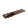 Mondiaz BIG small Rust solid surface inbouw wastafel 170cm links SW426395 Mondiaz BIG small Rust solid surface inbouw wastafel 170cm links SW426395