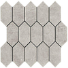 SAMPLE Ceralto Tesselo Uno Mozaïektegel 30x30cm 10mm gerectificeerd porcellanato Cenere SW1170715
