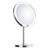 Saniclass Pro Miroir de maquillage sur pied 7x grossissant 20cm avec éclairage chrome SW542095
