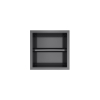 Hotbath &MORE Inbouw toiletrolhouder - 16x16x13cm - PVD - geborsteld zwart SW1245660