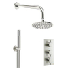 Crosswater MPRO inbouw doucheset inclusief 20cm hoofddouche en handdoucheset rvs geborsteld SW487215 Crosswater MPRO inbouw doucheset inclusief 20cm hoofddouche en handdoucheset rvs geborsteld SW487215