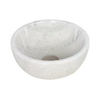 Plieger Mini Round waskom - 26x26x12cm - marmer wit SW732900