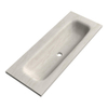 BRAUER Dune Medium Lavabo - 120cm - 1 vasque - 0 trous de robinet - pierre frittée - Ivory Travertin SW1477947