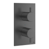 Robinet de douche Crosswater MPRO - encastré - vertical - 2 fonctions - gunmetal SW928250